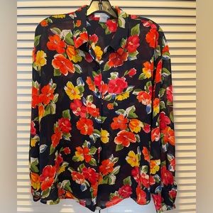 Liz Claiborne Floral Blouse